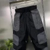 Men's trendy clothing brand offers high-quality men's casual pants for summer, featuring thin, color-blocked, tight-fitting, and stretched-waist sport pants details Picture